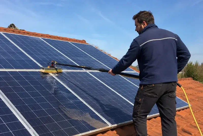 Nettoyage et entretien de panneaux solaires à la Ménitré